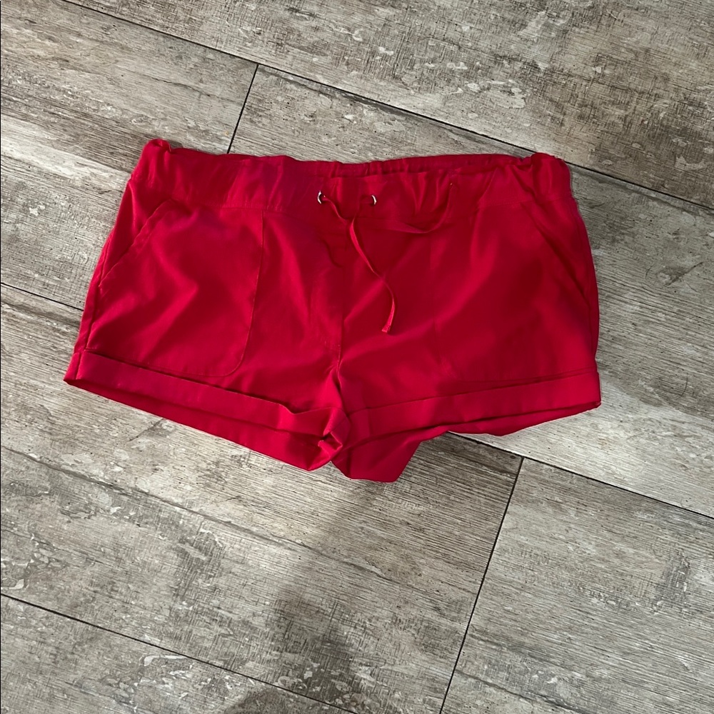 Guess Vibrant Red Women's Shorts